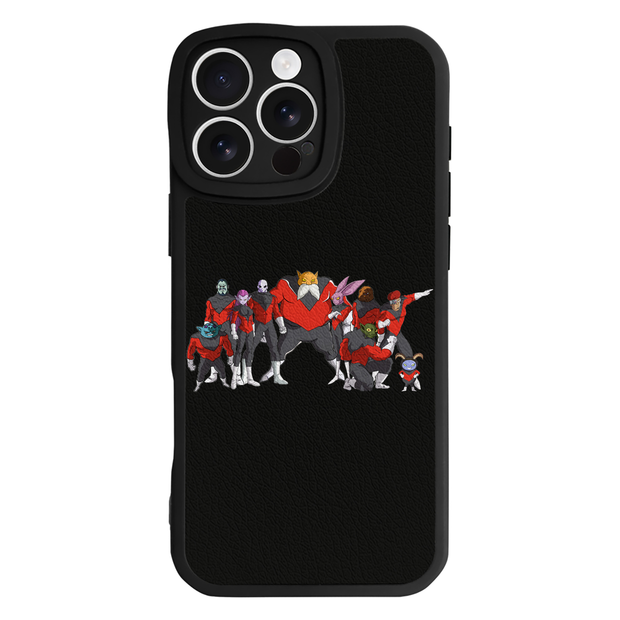（画像用） ドラゴンボール DRAGON BALL 【iPhone 16シリーズ対応】シリコンスマホケース（レザー調） 材質：シリコン